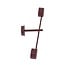Emibig Emibig NATSU K2 BURGUNDY - Moderne wandlamp voor sfeervolle verlichting