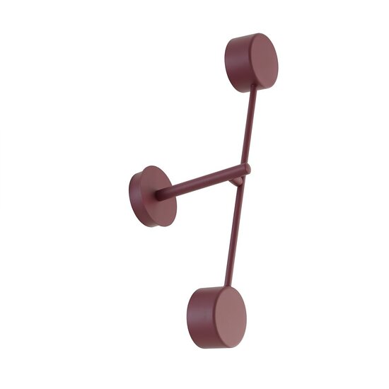 Emibig Emibig NATSU K2 BURGUNDY - Moderne wandlamp voor sfeervolle verlichting