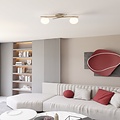Emibig OPUS 2 MOKKA OPAL - Moderne plafondlamp voor sfeervolle verlichting