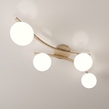 Emibig OPUS 4 MOKKA OPAL - Modern ceiling lamp for stylish lighting