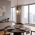 Emibig Emibig ISTAR 1 BURGUND TRANSPARENT - Lampe suspendue moderne pour tous les espaces