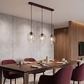 Emibig Emibig ISTAR 3 BURGUND TRANSPARENT - Lampe suspendue moderne pour un éclairage élégant