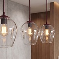 Emibig Emibig ISTAR 3 BURGUND TRANSPARENT - Lámpara colgante moderna para una iluminación elegante