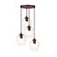 Emibig Emibig ISTAR 4PREM BURGUND TRANSPARENT - Modern pendant lamp for stylish lighting