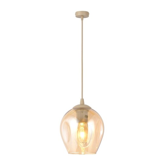 Emibig Emibig ISTAR 1 MOKKA AMBER - Lámpara colgante moderna para una iluminación elegante