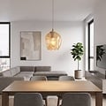 Emibig Emibig ISTAR 1 MOKKA AMBER - Modern pendant lamp for stylish lighting