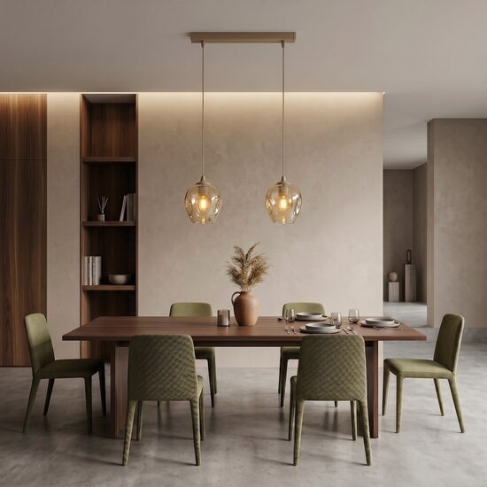 Emibig Emibig ISTAR 2 MOKKA AMBER - Lampe suspendue moderne pour un éclairage élégant