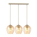Emibig Emibig ISTAR 3 MOKKA AMBER - Moderne Pendelleuchte für gemütliches Licht