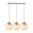 Emibig Emibig ISTAR 3 MOKKA AMBER - Moderne Pendelleuchte für gemütliches Licht
