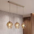 Emibig Emibig ISTAR 3 MOKKA AMBER - Moderne Pendelleuchte für gemütliches Licht