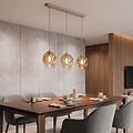 Emibig Emibig ISTAR 3 MOKKA AMBER - Moderne Pendelleuchte für gemütliches Licht