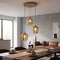 Emibig Emibig ISTAR 3PREM MOKKA AMBER - Lámpara colgante moderna para una iluminación elegante