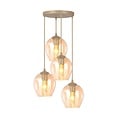 Emibig Emibig ISTAR 4PREM MOKKA AMBER - Lampe suspendue moderne pour un éclairage élégant