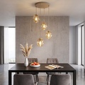 Emibig Emibig ISTAR 4PREM MOKKA AMBER - Lámpara colgante moderna para una iluminación elegante