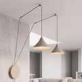 Emibig Emibig ABRAMO 2 MOKKA - Lampe suspendue scandinave pour une ambiance chaleureuse