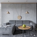 Emibig Emibig ABRAMO 2 MOKKA - Lámpara colgante escandinava para una iluminación acogedora