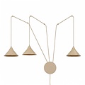 Emibig Emibig ABRAMO 3 MOKKA - Scandinavian pendant lamp for any space