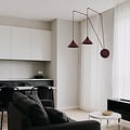 Emibig Emibig ABRAMO 2 BURGUNDY - Stylish Scandinavian Pendant Lamp