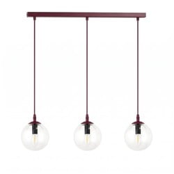 Emibig COSMO 3 BURGUNDY TRANSPARENT