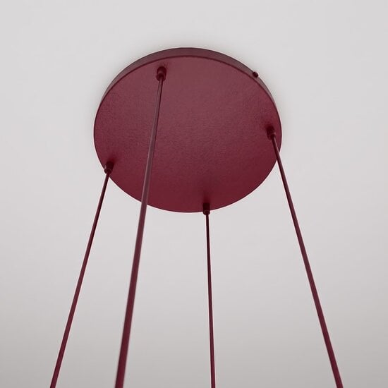 Emibig Emibig COSMO 4PREM BURGUNDY TRANSPARENT - Lámpara colgante moderna para una iluminación elegante