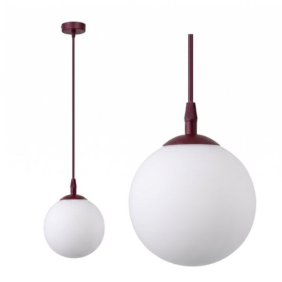 Emibig Emibig COSMO 1 BURGUNDY OPAL - Moderne hanglamp voor sfeervolle verlichting