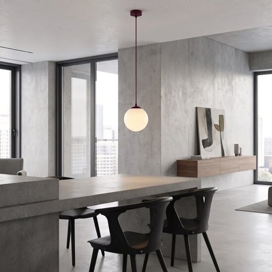 Emibig Emibig COSMO 1 BURGUNDY OPAL - Moderne hanglamp voor sfeervolle verlichting