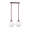 Emibig Emibig COSMO 2 BURGUNDY OPAL - Moderne hanglamp voor sfeervolle verlichting