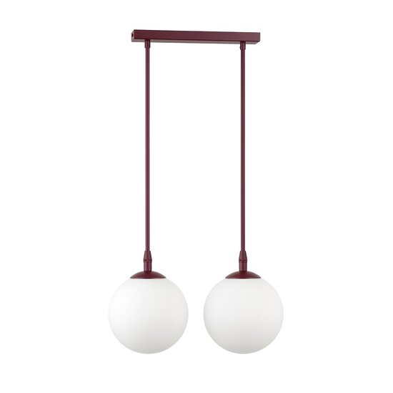 Emibig Emibig COSMO 2 BURGUNDY OPAL - Lámpara colgante moderna para una iluminación elegante