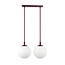 Emibig Emibig COSMO 2 BURGUNDY OPAL - Moderne hanglamp voor sfeervolle verlichting