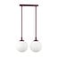 Emibig Emibig COSMO 2 BURGUNDY OPAL - Moderne Pendelleuchte für stilvolle Beleuchtung