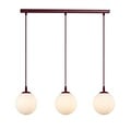 Emibig Emibig COSMO 3 BURGUNDY OPAL - Lámpara colgante moderna para una iluminación elegante
