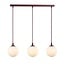 Emibig Emibig COSMO 3 BURGUNDY OPAL - Lampe suspendue moderne pour un éclairage élégant