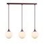 Emibig Emibig COSMO 3 BURGUNDY OPAL - Moderne hanglamp voor sfeervolle verlichting