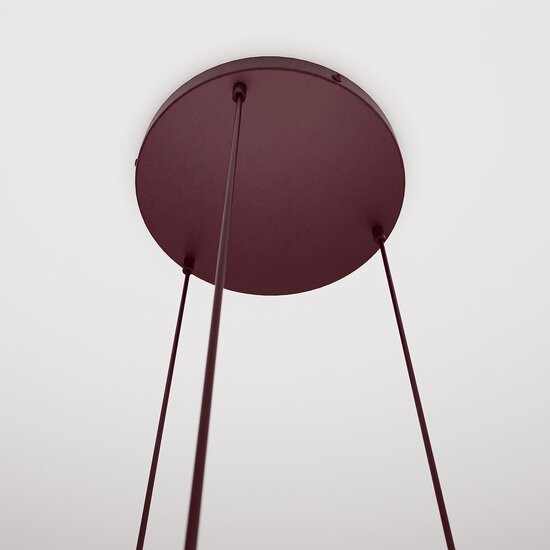 Emibig Emibig COSMO 3 BURGUNDY OPAL - Lámpara colgante moderna para una iluminación elegante