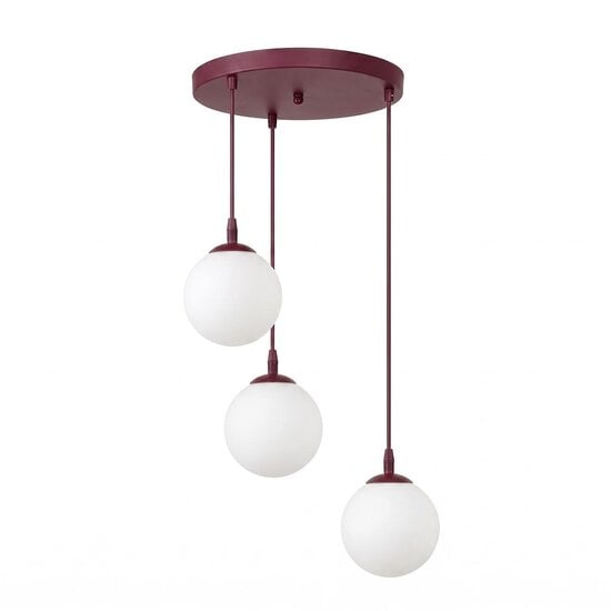 Emibig Emibig COSMO 3PREM BURGUNDY OPAL - Moderne Pendelleuchte für stilvolle Beleuchtung