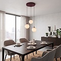 Emibig Emibig COSMO 3PREM BURGUNDY OPAL - Moderne Pendelleuchte für stilvolle Beleuchtung