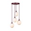 Emibig Emibig COSMO 4PREM BURGUNDY OPAL - Lámpara colgante moderna para una iluminación elegante