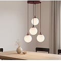 Emibig Emibig COSMO 4PREM BURGUNDY OPAL - Modern pendant lamp for stylish lighting
