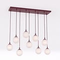 Emibig Emibig COSMO 9 BURGUNDY OPAL - Modern pendant lamp for stylish lighting