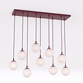 Emibig Emibig COSMO 9 BURGUNDY OPAL - Moderne Pendelleuchte für stilvolle Beleuchtung