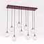 Emibig Emibig COSMO 9 BURGUNDY OPAL - Modern pendant lamp for stylish lighting