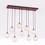 Emibig Emibig COSMO 9 BURGUNDY OPAL - Moderne hanglamp voor sfeervolle verlichting