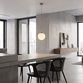 Emibig Emibig COSMO 1 MOKKA OPAL - Modern pendant lamp for stylish lighting