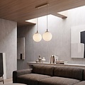 Emibig Emibig COSMO 2 MOKKA OPAL - Lampe suspendue moderne pour un éclairage élégant