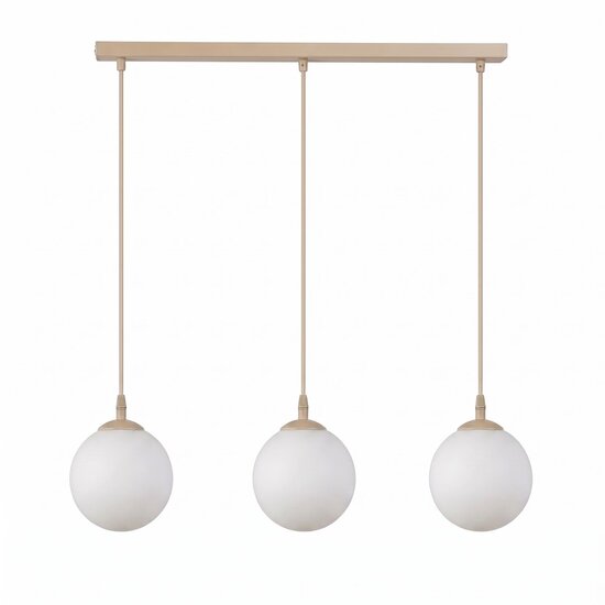 Emibig Emibig COSMO 3 MOKKA OPAL - Moderne hanglamp voor sfeervolle verlichting