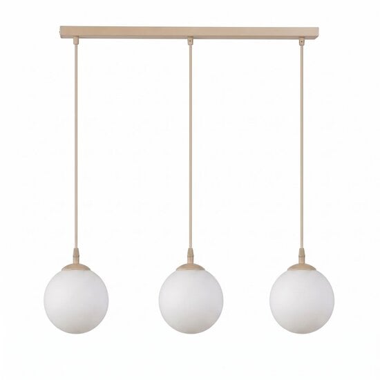 Emibig Emibig COSMO 3 MOKKA OPAL - Moderne Pendelleuchte für stilvolle Beleuchtung