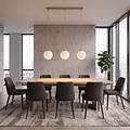 Emibig Emibig COSMO 3 MOKKA OPAL - Moderne hanglamp voor sfeervolle verlichting
