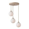 Emibig Emibig COSMO 3PREM MOKKA OPAL - Modern pendant lamp for stylish lighting