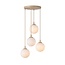 Emibig Emibig COSMO 4PREM MOKKA OPAL - Moderne hanglamp voor sfeervolle verlichting