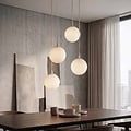 Emibig Emibig COSMO 4PREM MOKKA OPAL - Lampe suspendue moderne pour un éclairage élégant